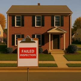 Richmond Virginia house with inspection report showing failed items