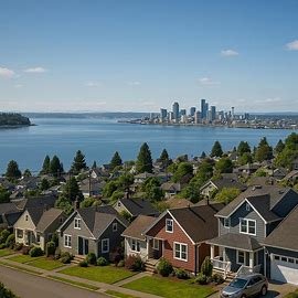Everett Washington homes with waterfront view of Puget Sound