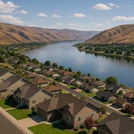 Clarkston Washington neighborhoods with Snake River views