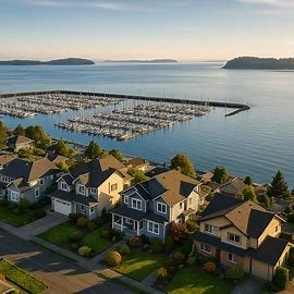 Everett Washington residential homes with Puget Sound waterfront