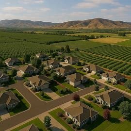 Yakima Washington homes near orchards and valley hills
