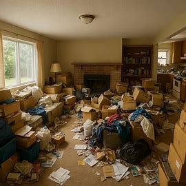 Washington hoarder house filled with clutter and debris
