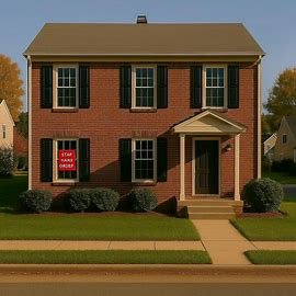 Richmond Virginia house with posted stop work order notice