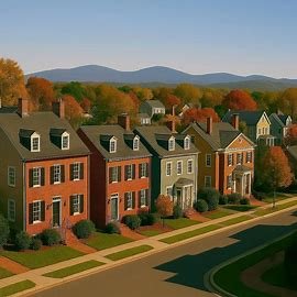 Charlottesville Virginia homes and real estate market view