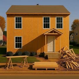 Virginia home with unpermitted construction work in progress